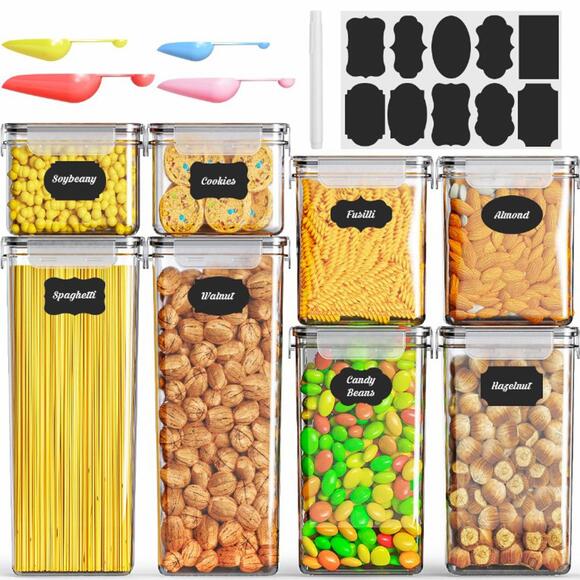 GPED AIRTIGHT FOOD CONTAINERS 8PK - Picture 1 of 4